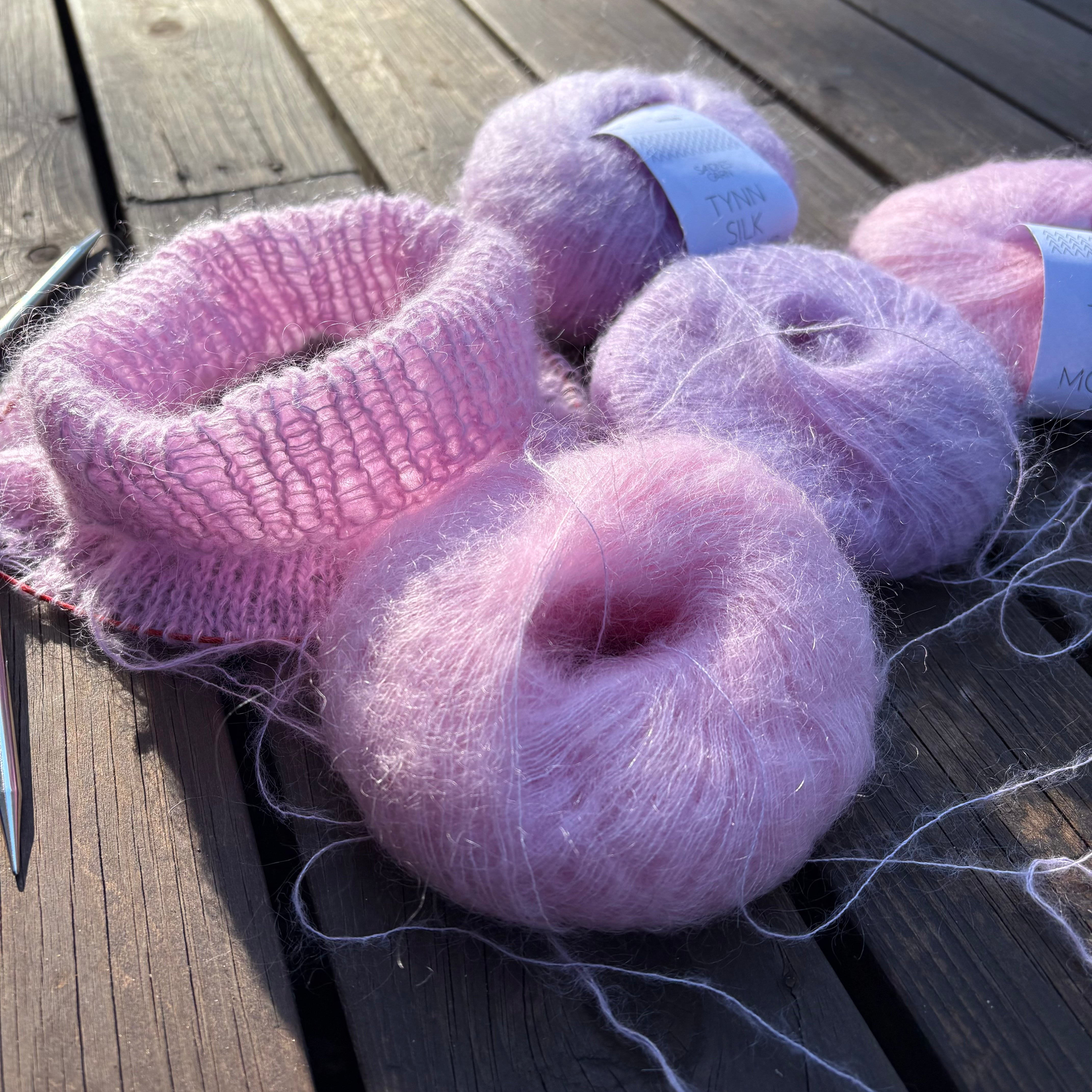 Neulelanka
Tynn Silk Mohair
Sandnes Garn
silkkimohair
mohairlanka