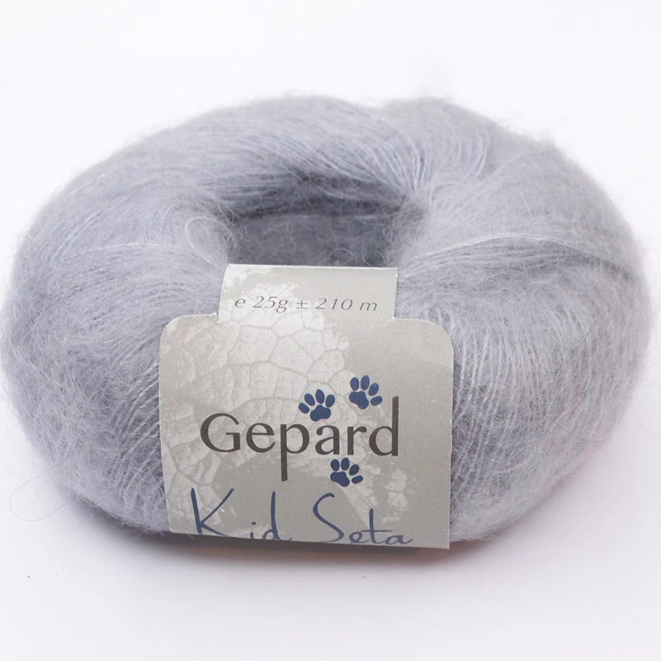 Gepard Kid Seta, silkkimohair  408 LIGHT GREY