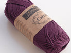 Scheepjes Catona, 394 Shadow Purple, karhunvatukka