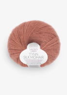 Tynn Silk Mohair Sandnes Garn,  3553 STÖVET PLOMMEROSA